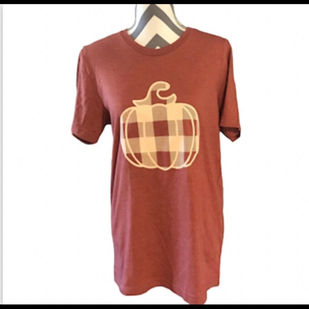 Top Crate MEDIUM NWT Pumpkin Tee Shirt